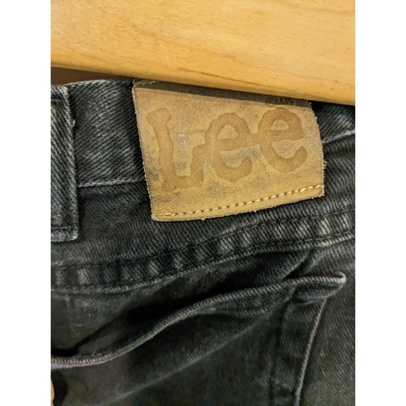 Lee Jeans Mens Size 36x30 Black Wash Straight‎ Leg denim - Picture 4 of 5